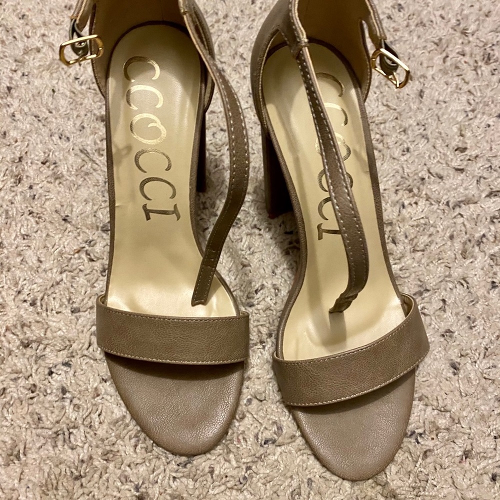 CCOCCI Ankle Strap Heels